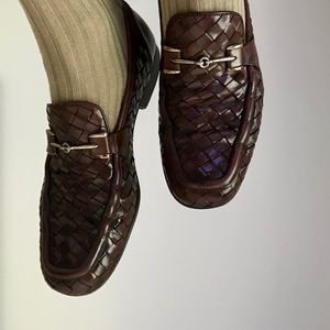 Cole Haan Woven Bit Slip-on Loafers